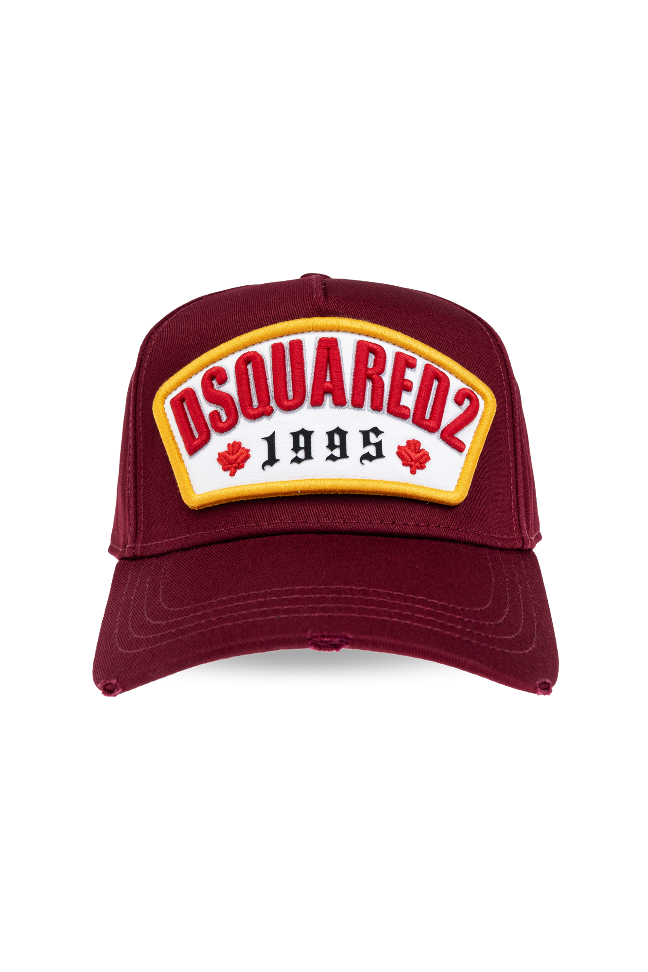 Burgundy Baseball cap Dsquared2 Vitkac Italy